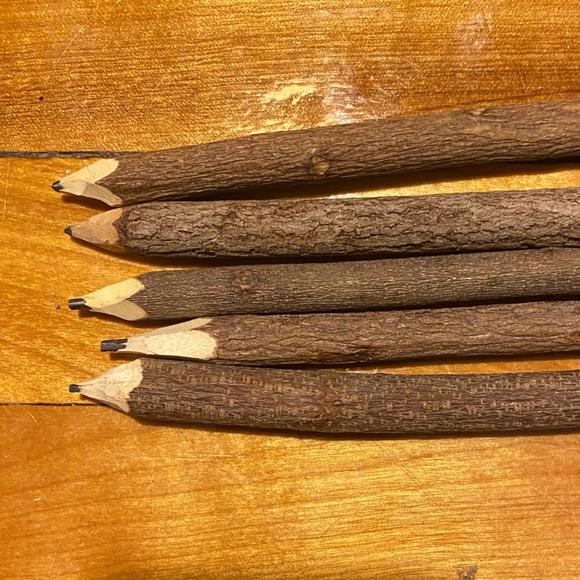 Vintage 90s Branch style hippie tree hugger pencil set - Picture 2 of 2